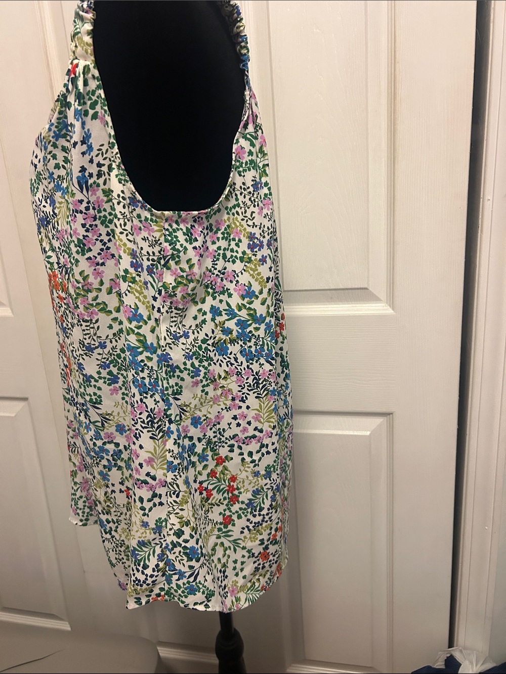 CAbi White Floral V-Neck Camisole with Multicolor Print - Picture 6 of 6